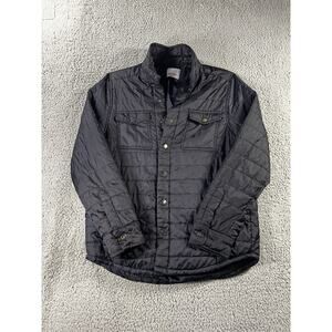 Paper Denim & Cloth Puffer Jacket Men Small Snap Button Lightweight Outerwear‎
